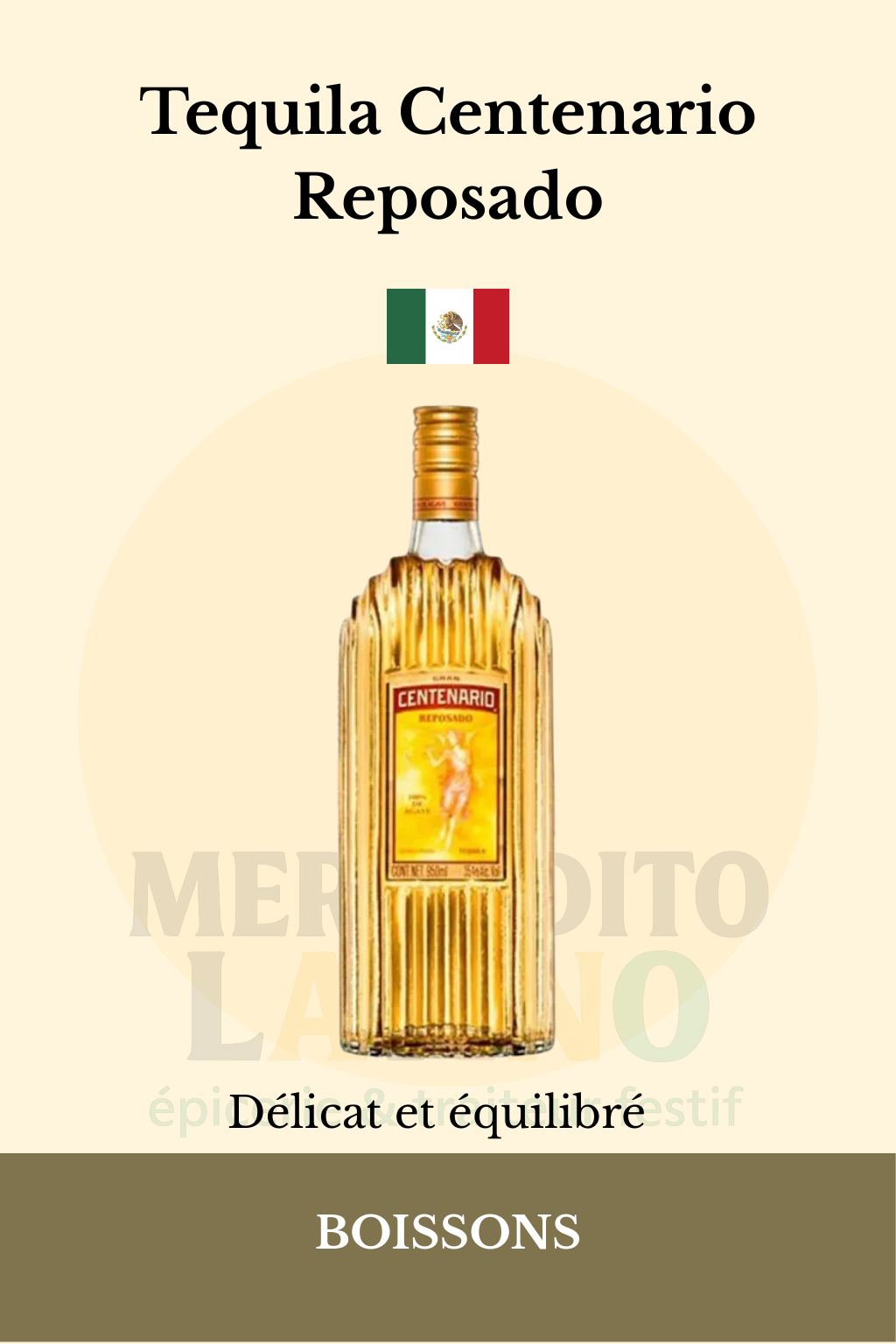 Tequila Gran Centenario Reposado 70cl 🇲🇽 – 38% Vol.