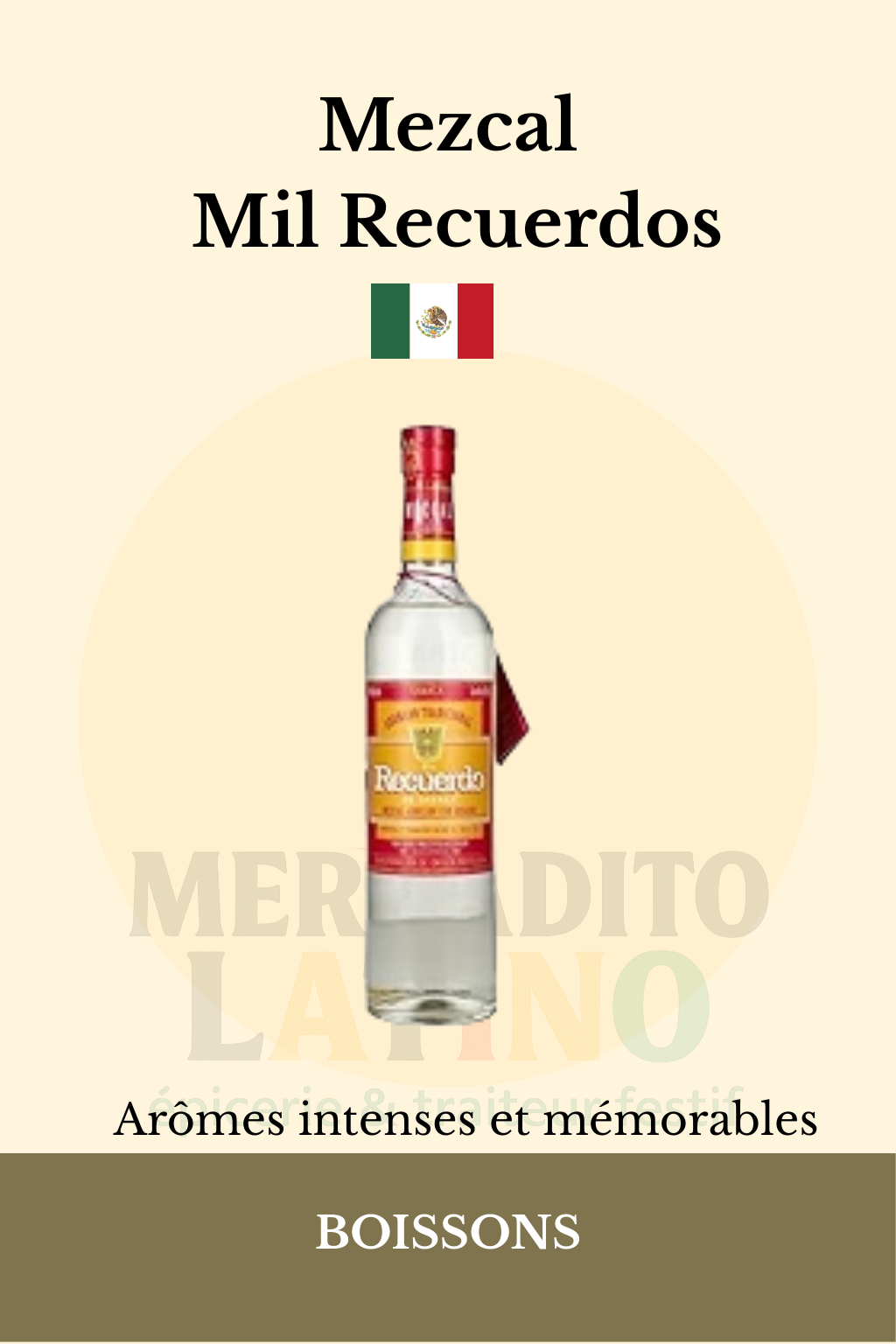 Mezcal Mil Recuerdos 70cl 🇲🇽 – 40% Vol.