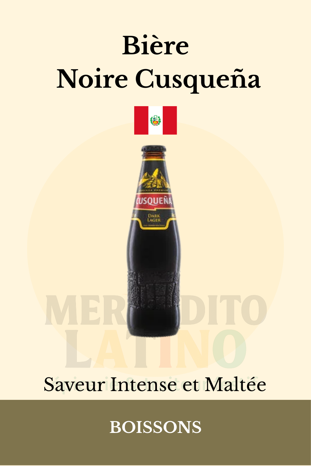 Cerveza Cusqueña Noire 33cl 🇵🇪 – 5,6% Vol.