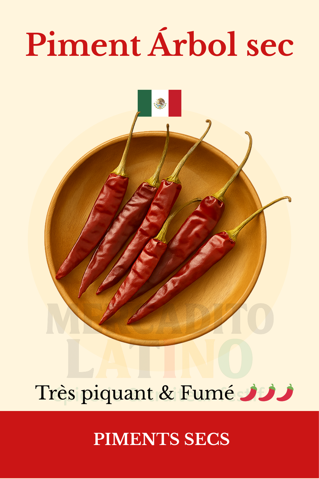 Piment Árbol sec  (100 g)🌶