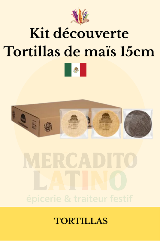 Kit Professionnel Tortillas de Maïs 15cm Nagual 🌮 – 240 Tortillas