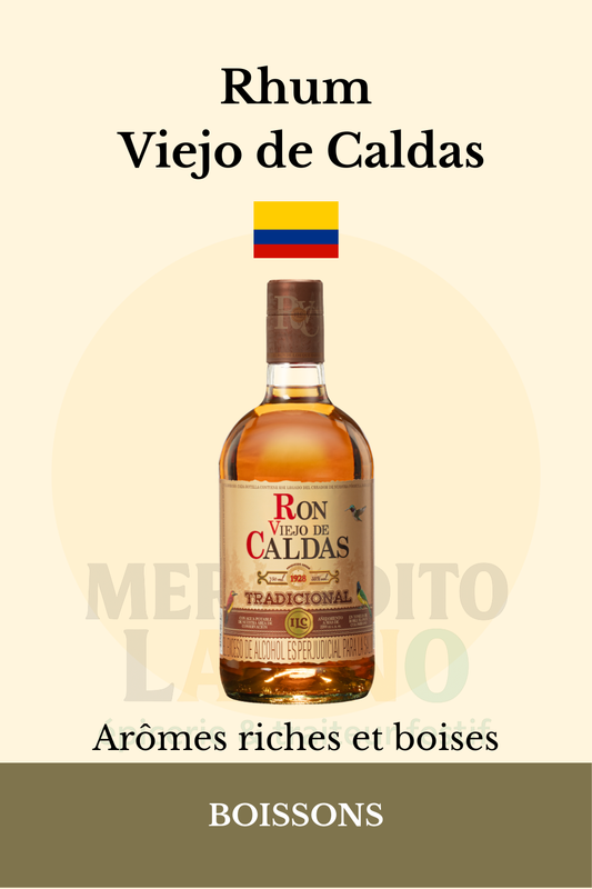 Ron Viejo de Caldas 70cl 🇨🇴 – 40% Vol.