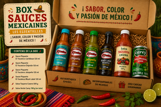 🌶️ Box Sauces Mexicaines – Les Essentielles 🇲🇽