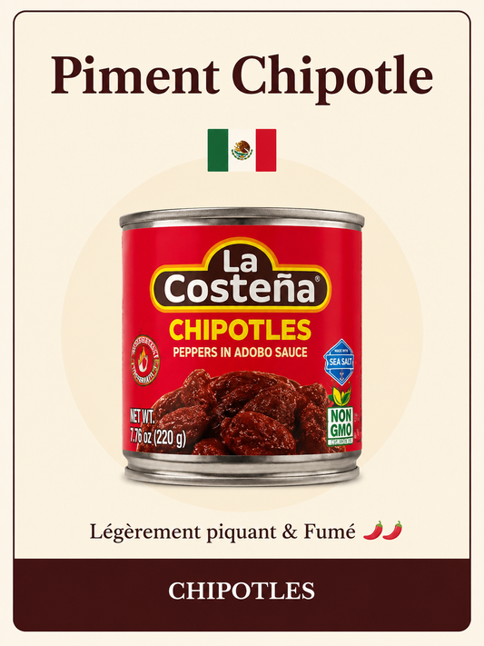 Piments Chipotle Entiers – Piments Mexicains Fumés 🇲🇽